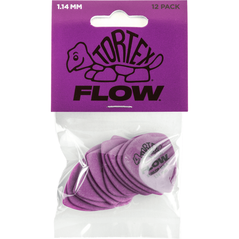 Dunlop 558P114 - Tortex flow standard 1,14mm - sachet de 12