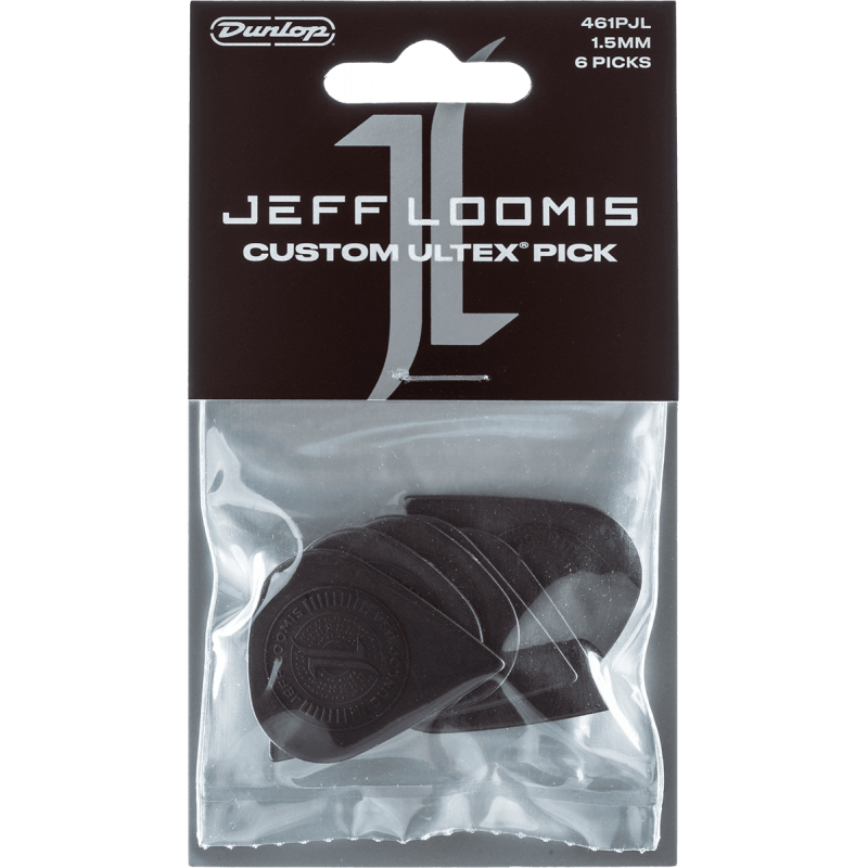 Dunlop 461PJL - Jeff loomis custom ultex, player's pack de 6 médiators