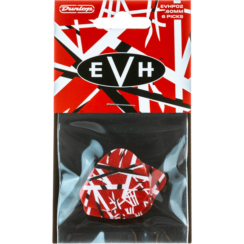 Dunlop EVHP02 - Médiator evh frankenstein, player's pack de 6