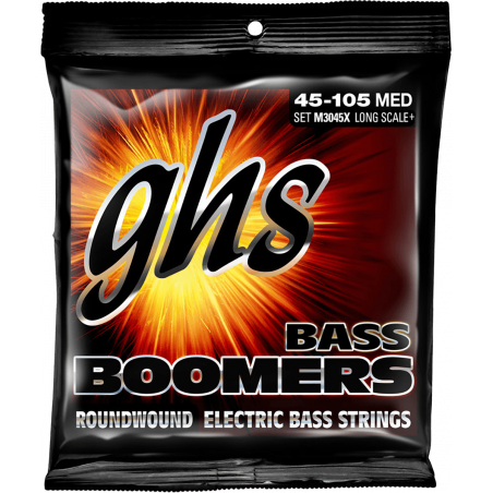 GHS M3045X - Boomers extra long scale medium - Jeu guitare basse