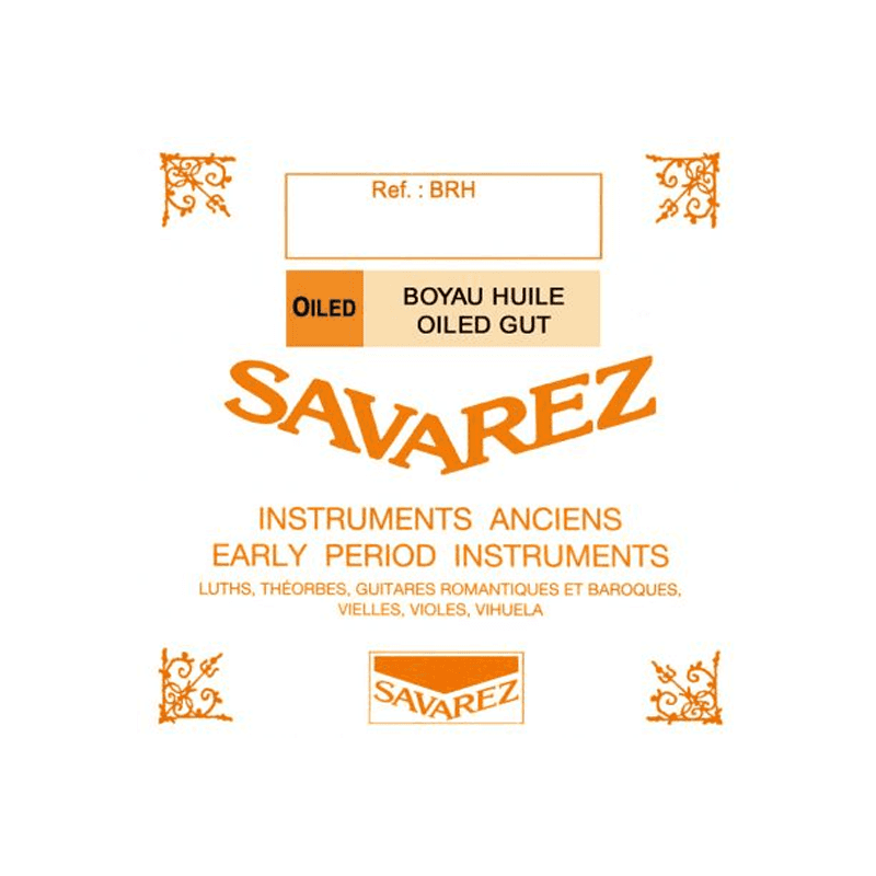 Savarez BRH38 - Corde boyau rectifie huile, 1,20m