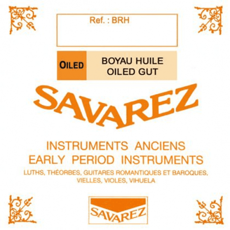 Savarez BRH38 - Corde boyau rectifie huile, 1,20m