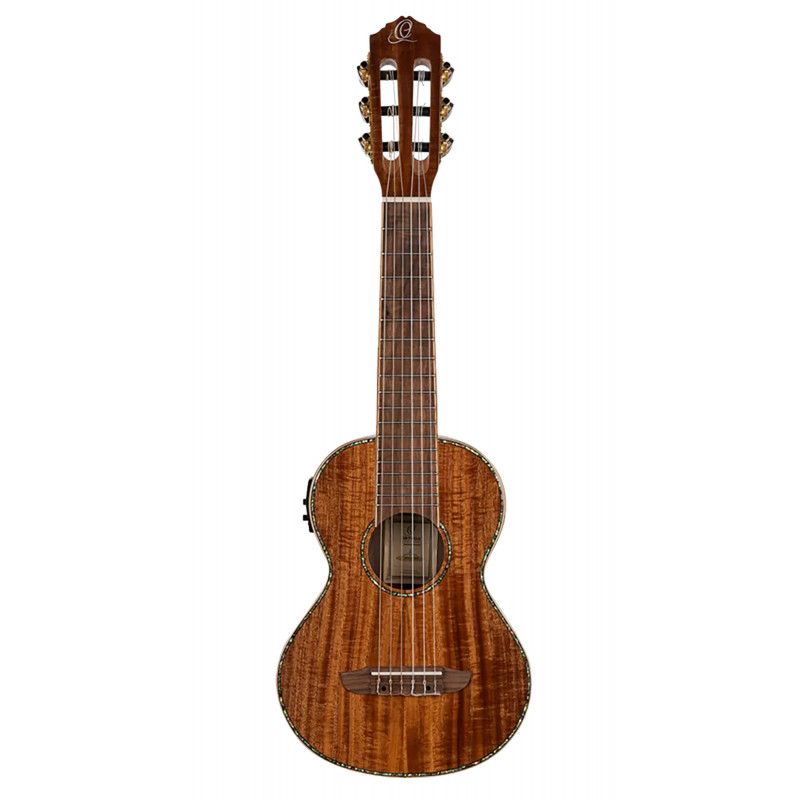 Ortega RGLE18ACA - Guitarlele électro classique - acacia massif