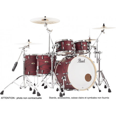 Pearl STS925XSPC-847 - Batterie session studio select 5f rock 22'' scarlet ash