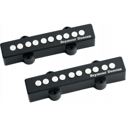 Seymour Duncan SJ5-3S - Kit quarter-pound jazz bass 5, noir