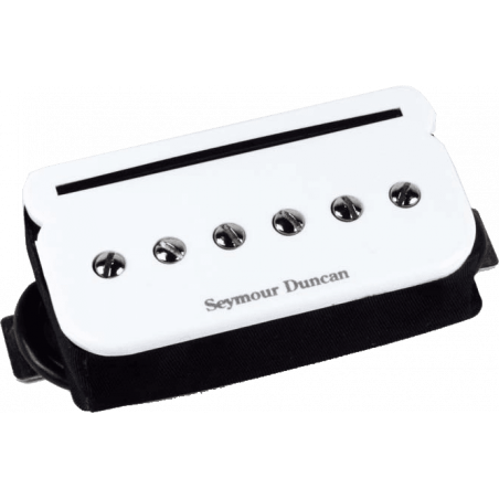 Seymour Duncan SHPR-1B-W - P-rails, chevalet, blanc