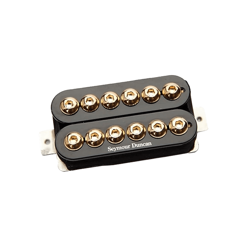 Seymour Duncan SH-8B-CC-GPP - Invader, chevalet, noir/or