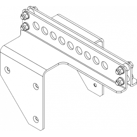 HK Audio RIGRAIL-P10 - Rail d'accroche p10