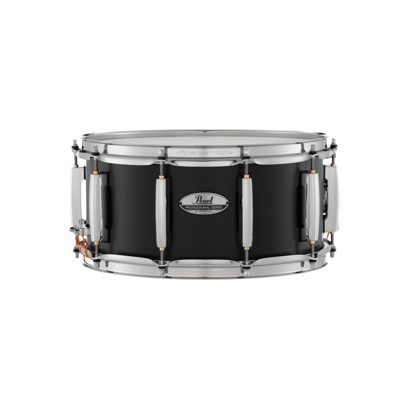 Pearl - Caisse claire Masters Profesionnal 14 x 6,5" Matte Caviar Black