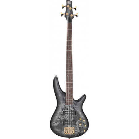 Ibanez SR300EDXBZM - Guitare basse 4 cordes Black Ice Frozen Matte