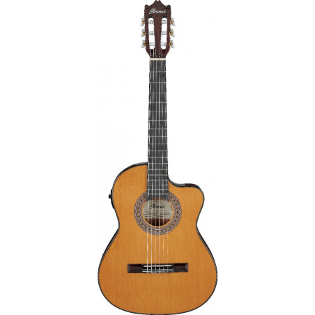 Ibanez GA5TCE3QAM - Guitare électro-classique - Amber High Gloss