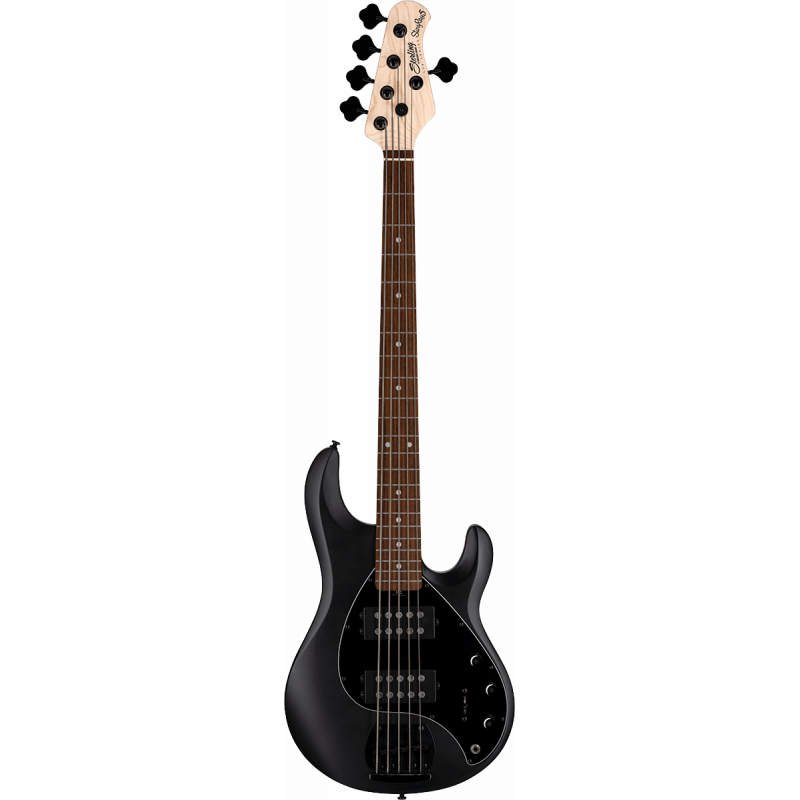 Sterling By Musicman StingRay 5 HH RAY5HH Stealth Black - Basse 5 cordes