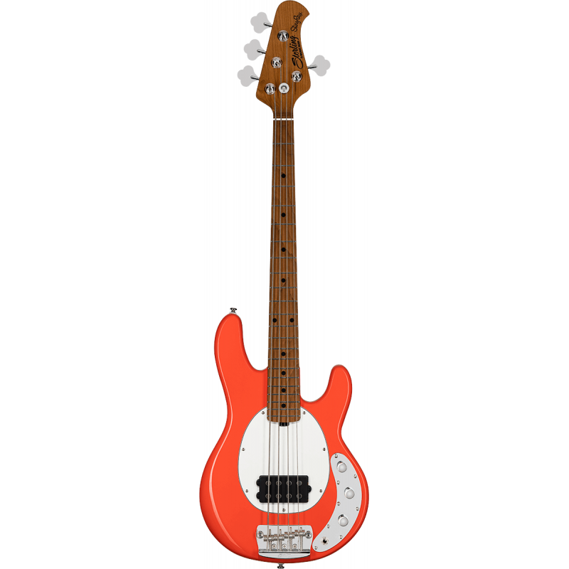 Sterling By Musicman StingRay Short Scale RAYSS4 Fiesta Red - Basse 4 cordes