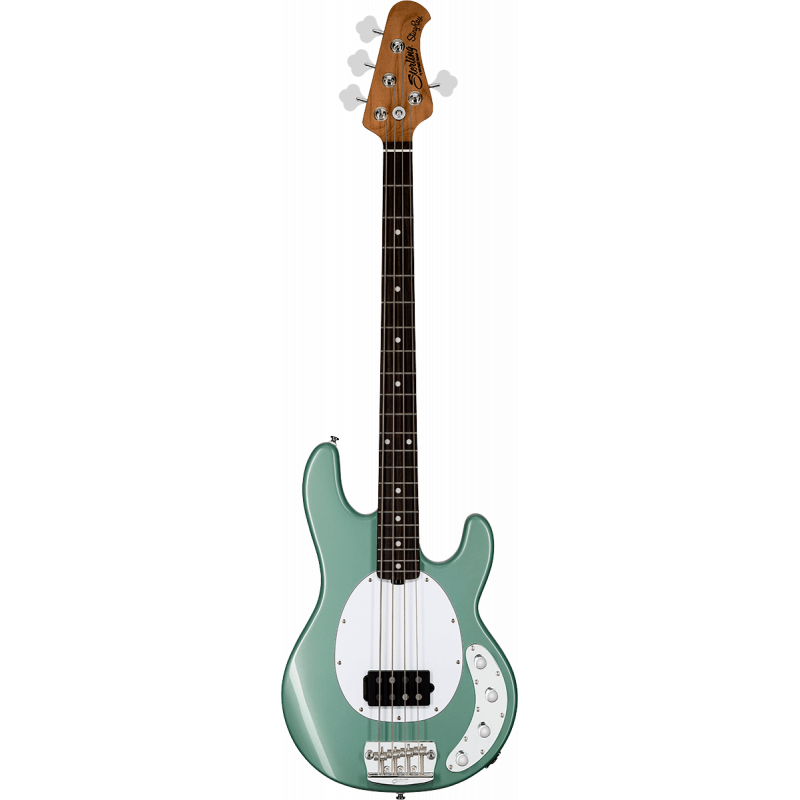 Sterling By Musicman StingRay RAY34 Dorado Green - Basse 4 cordes