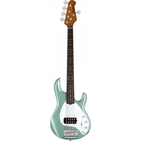 Sterling By Musicman StingRay 5 RAY35 Dorado Green - Basse 5 cordes