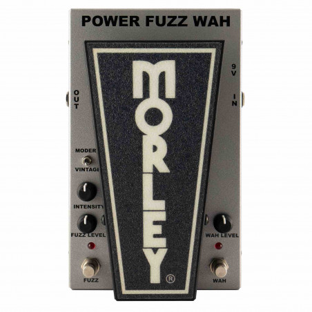 Morley POWER FUZZ WAH - Pédale wah fuzz - grise