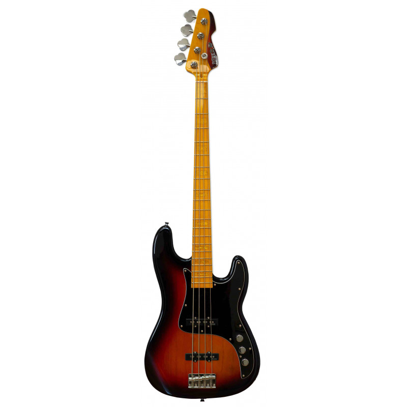 Markbass MB GV 4 - Basse électrique - Gloxy passive - 3-Tone Sunburst