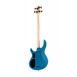 Cort C4 Deluxe - Basse électrique série Artisan C - Candy blue brillant