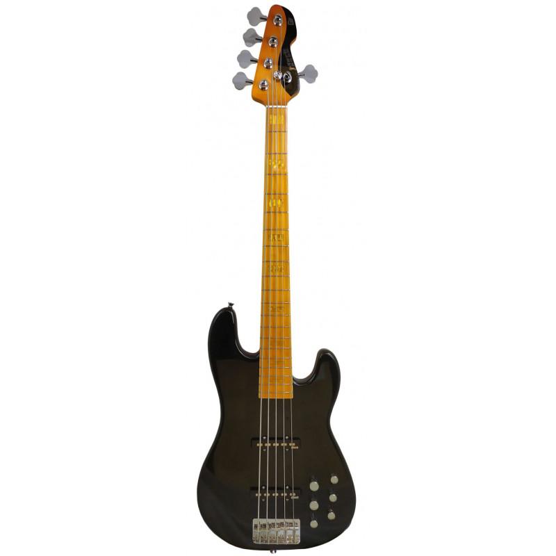 Markbass MB GV 5 - Basse électronique active 5 cordes - Gloxy Val Black