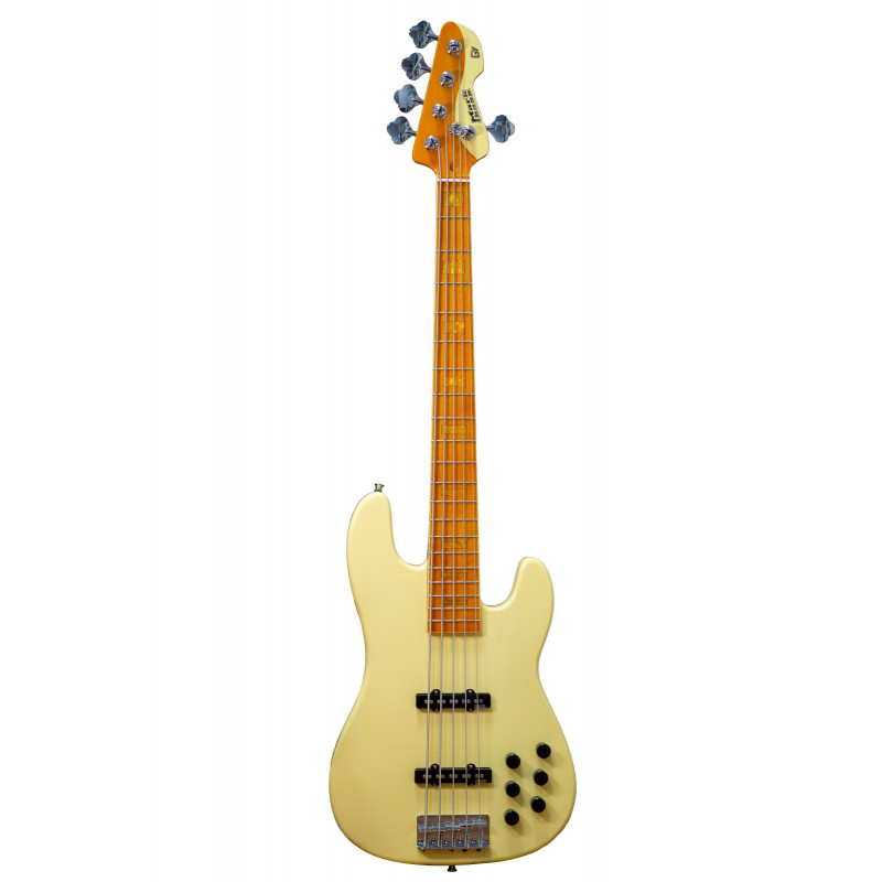 Markbass MB GV 5 - Basse électronique active 5 cordes - Gloxy Val Crème