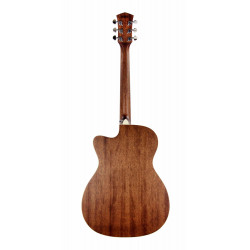 Cort PURE-O - Guitare électro-acoustique type OM - Naturel satiné (+ housse)