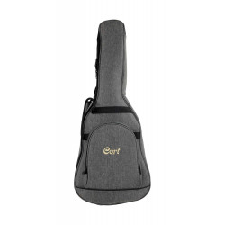 Cort PURE-O - Guitare électro-acoustique type OM - Naturel satiné (+ housse)