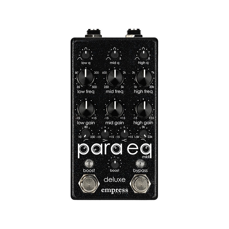 Empress effects ParaEQ MKII Deluxe Black - Pédale égaliseur