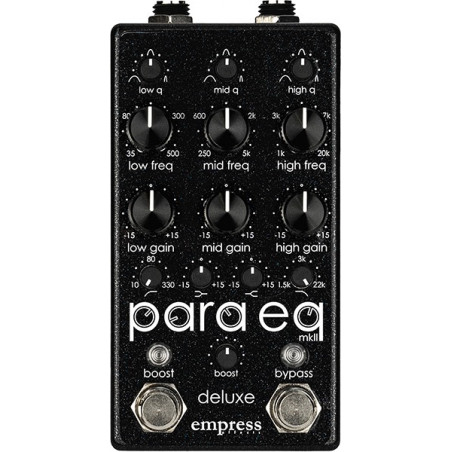 Empress effects ParaEQ MKII Deluxe Black - Pédale égaliseur