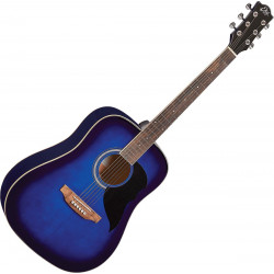 Eko RANGER6-BLU - Guitare acoustique Ranger 6 - Blue Sunburst