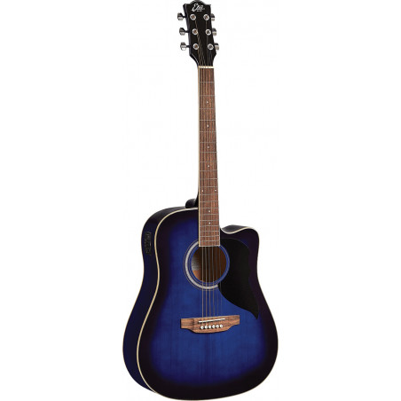 Eko RANGER6CW-EQ-BLU - Guitare électro-acoustique Ranger 6 - Blue Sunburst