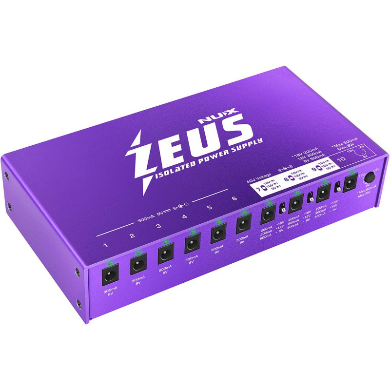 Nux ZEUS - Alimentation multi-sorties + USB