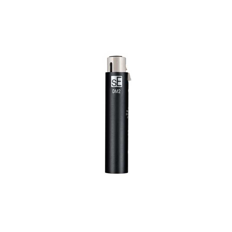 SE Electronics DM2 Noir Switchable Inline Mic Pre - Préampli micro