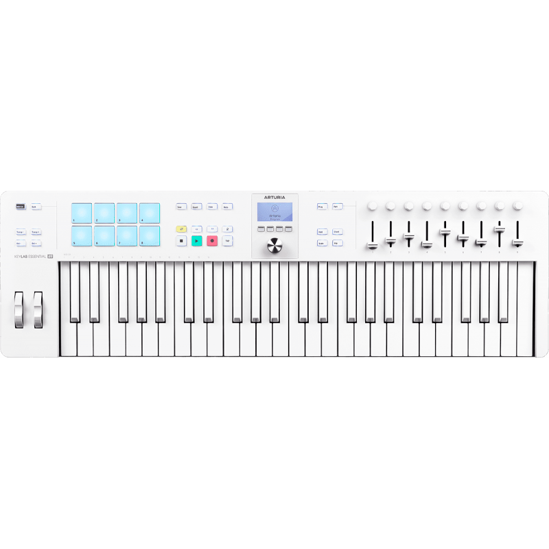 Arturia ESSENTIAL3-49-ALP - Clavier maitre Essential 3 49 - Alpine White