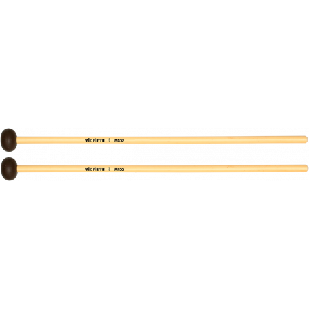 Vic Fith M402 - Paire de mailloches xylophone caoutchouc - Médium soft