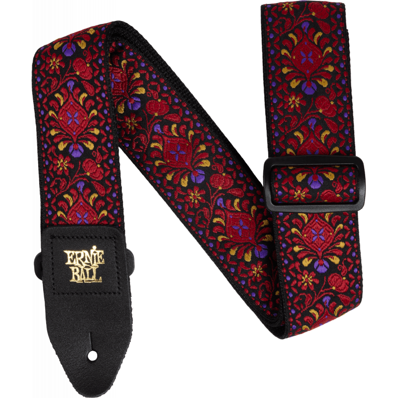 Ernie Ball 5369 - Sangle Jacquard - Crimson Royal Bloom