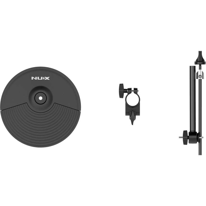 Nux DM-210-CYMBALSET - Kit perchette + clamp + cymbale 10" pour DM-210