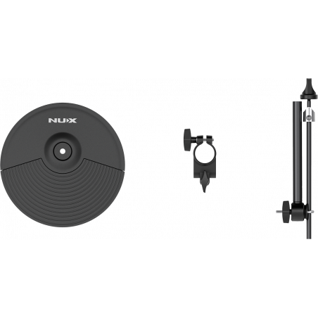 Nux DM-210-CYMBALSET - Kit perchette + clamp + cymbale 10" pour DM-210