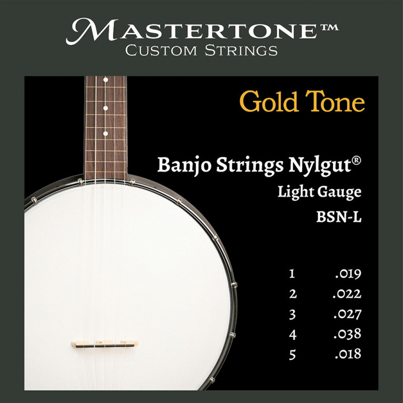 Gold tone BSN-L - Jeu de cordes light nylgut pour banjo AC1FL