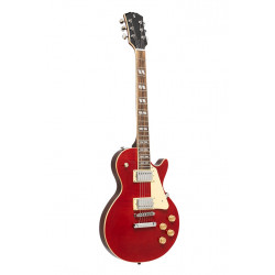 Stagg SEL-DLX W RED - Guitare électrique série Deluxe - Rouge bordeaux