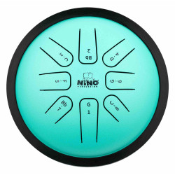 Nino NINO982 - Tongue drum 8 notes sol mineur - Vert (+ housse)