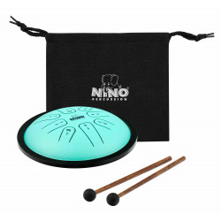 Nino NINO982 - Tongue drum 8 notes sol mineur - Vert (+ housse)