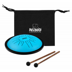 Nino NINO981 - Tongue drum 8 notes do mineur - Bleu (+ housse)