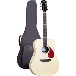 Kepma G131 Dreadnought Natural - Guitare acoustique série Green Earth (+ housse)