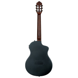 Ortega RTPSTD-SBK-L - Guitare électro-classique Tourplayer gaucher - Noir satiné (+ housse)