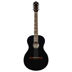 Ortega RRA-BKT - Guitare acoustique Parlor - Noir brillant (+ housse)