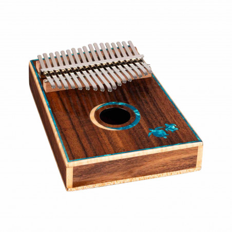 Ortega OKB30TH-ST - Kalimba 17 notes en DO majeur tortue - Naturel brillant (+ housse)