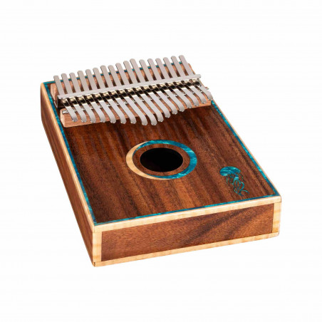 Ortega OKB30TH-JF - Kalimba 17 notes en DO majeur méduse - Naturel brillant (+ housse)