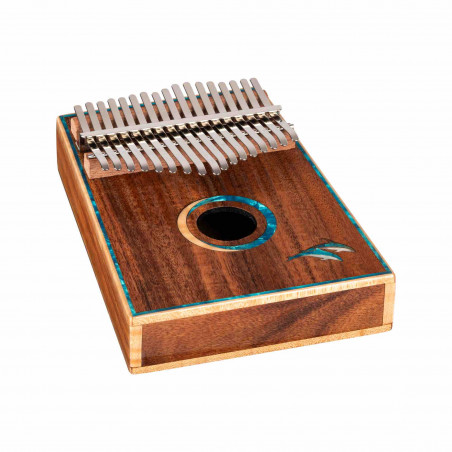 Ortega OKB30TH-DO - Kalimba 17 notes en DO majeur dauphin - Naturel brillant (+ housse)