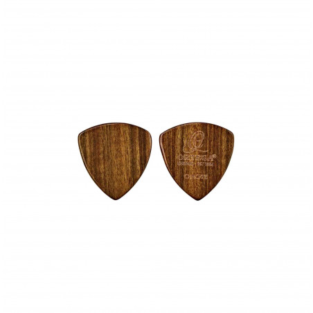 Ortega OGPWXLF-CH2 - Set de 2 médiators triangle XL en bois de chacate - 2mm