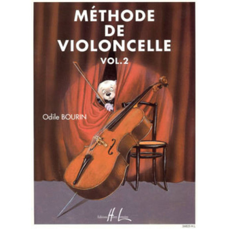 Méthode de violoncelle Vol.2 - Edition Lemoine - Odile Bourin